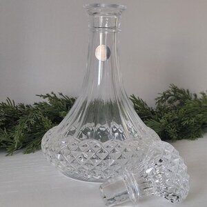 Vintage Crystal Whisky Decanter Glass Liquor Bottle Cristal D'Arques France